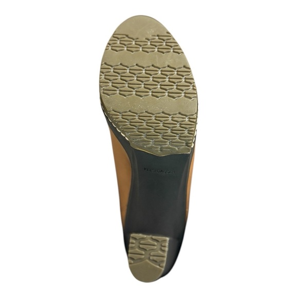 NWOB Kelsi Dagger Ricci Tan Leather Heeled Boots Women's Size 9 - Picture 9 of 12